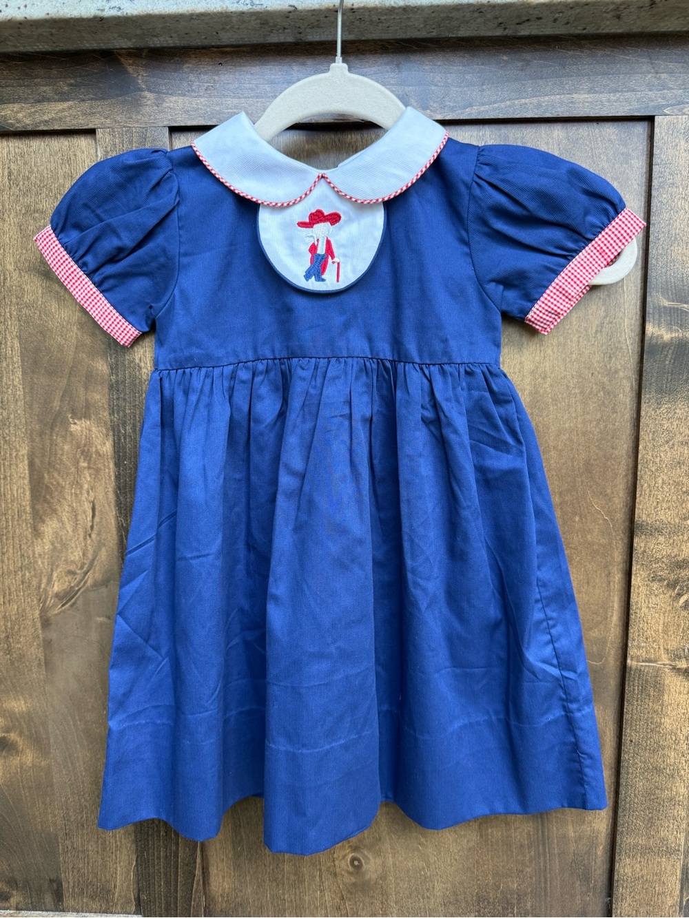 The Smocking Place| Ole Miss Rebels Colonel Reb| Embroidered Dress| Size 3